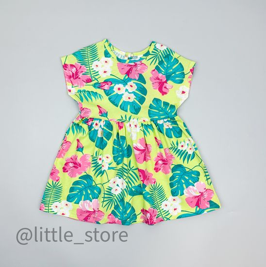 Платье хлопковое, Цветочная фантазия