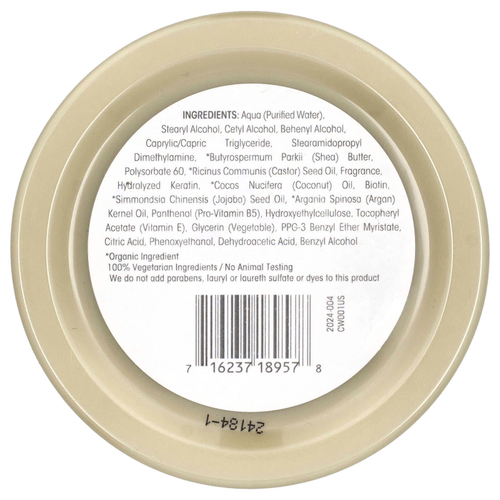 Giovanni, Укрепляющая маска для волос с разглаживающим касторовым маслом, 295 мл (10 жидк. унц.)