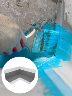 Лента гидроизоляционная MeinHaus для ванны, душа, бассейна 120/70 мм, 10 м