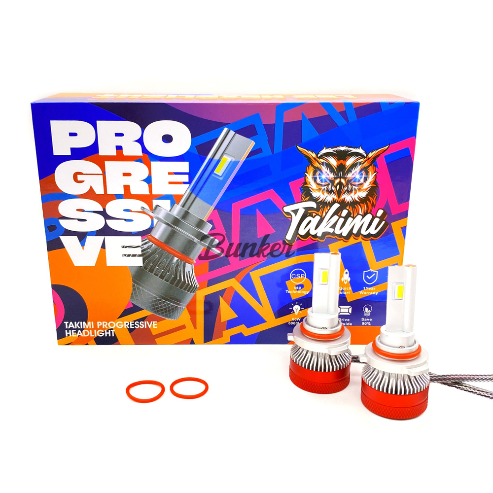 Светодиодные автомобильные LED лампы TaKiMi Progressive Truck HB4 (9006) 6000K 24V