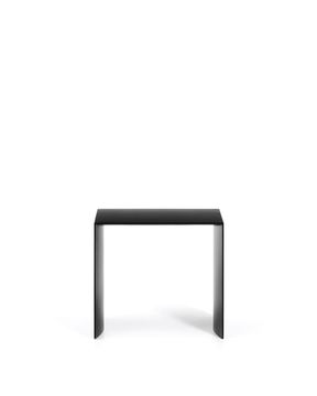 Приставной столик Litto из черного лакированного МДФ, 55 x 40 см
