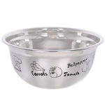 Миска из нержавеющей стали 5л 28*13см с рисунком