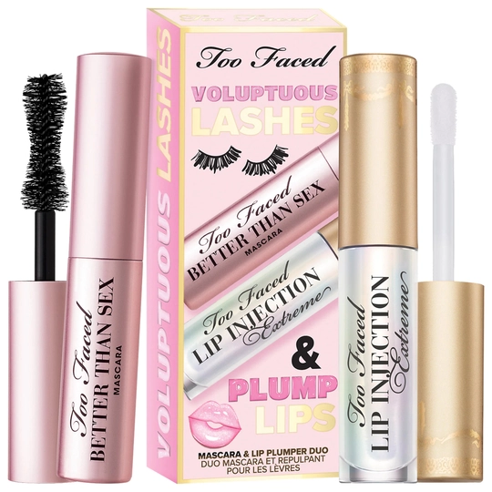 Too Faced Voluptuous Lashes & Plump Lips Mascara & Lip Set