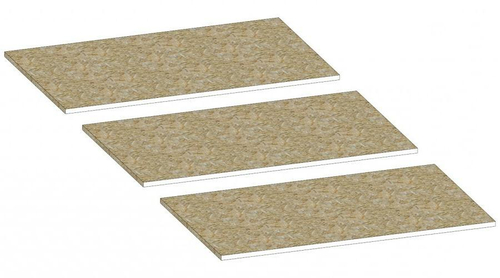 Бостон Кровать  900 Дуб вотан / Венге