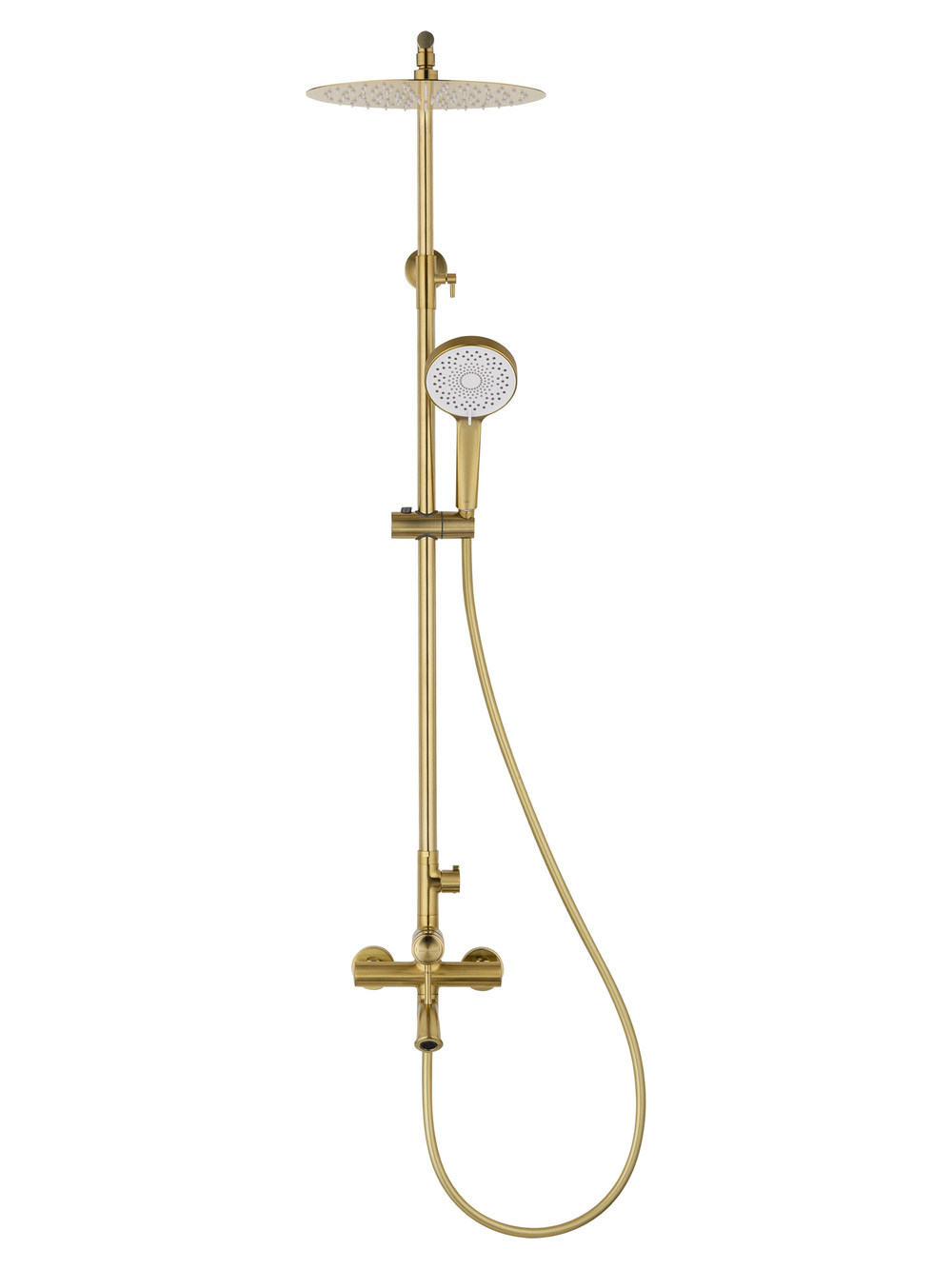 Душевая система WONZON & WOGHAND TOR, Брашированное золото (WW-88047073-BG)