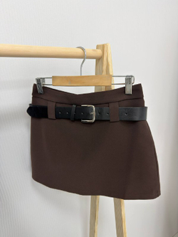 Юбка-шорты женские арт. 1017 цвет "шоколадный"