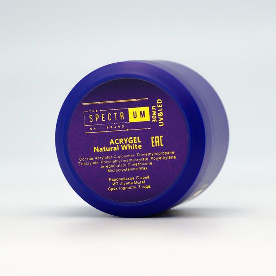 Акригель Spectrum Natural White 30 мл.
