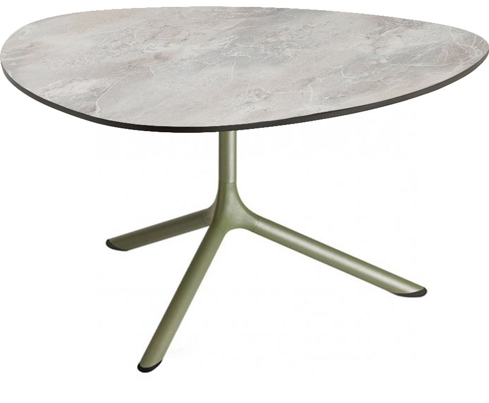 Столик ламинированный кофейный Scab Design Tripe Maxi, оливковый, каменный