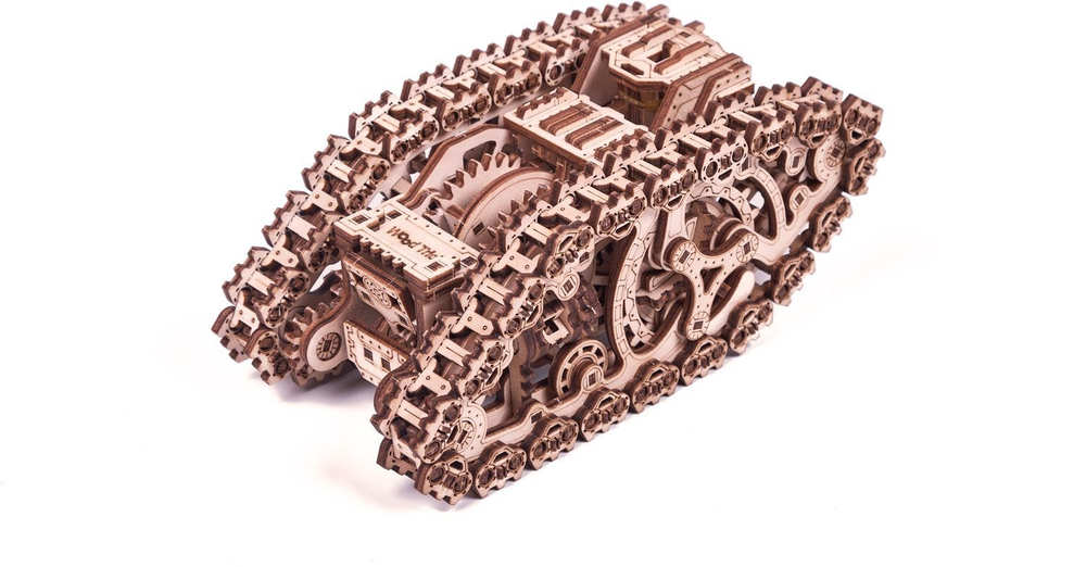 Механическая сборная модель Wood Trick Стим Танк