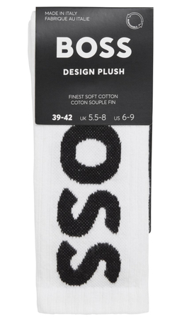 Теннисные носки BOSS x Matteo Berrettini QS Rib Logo CC 1P - white