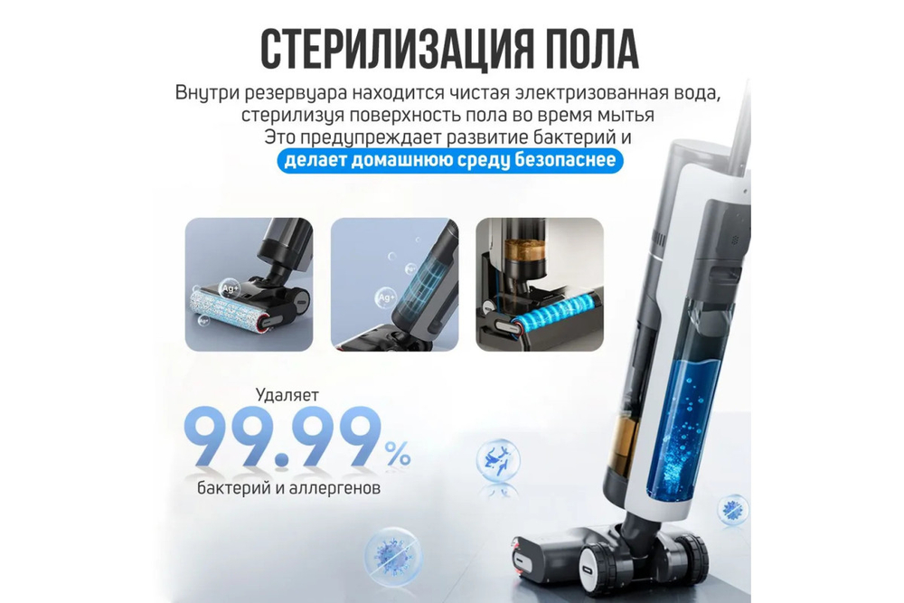 Пылесос беспроводной моющий Dreame H13 Pro
