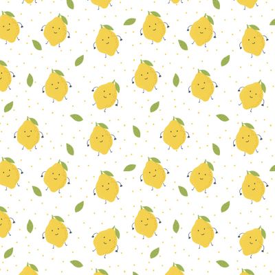 Желтые лимоны на белом фоне