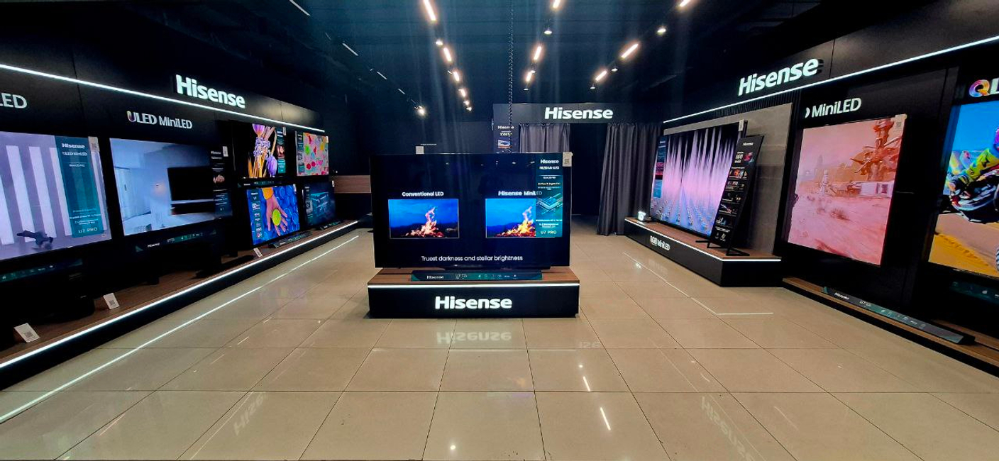 Новая демонстрационная зона Hisense