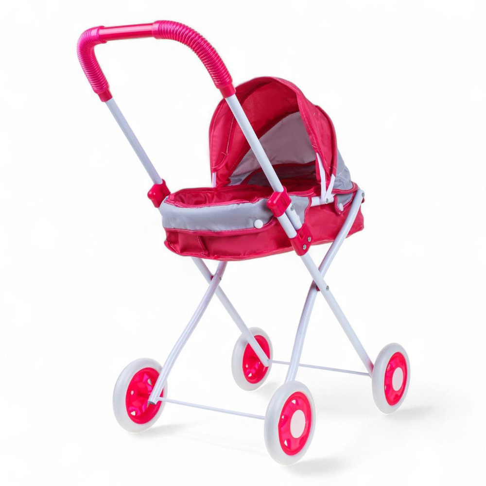 Коляска для кукол лежачая 57*50*30см. пакет 918D-17