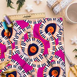 Ткань лён узор из рояльных клавиш