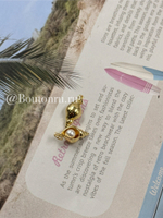 Подвеска "Ракушка с жемчужиной" 21х10мм