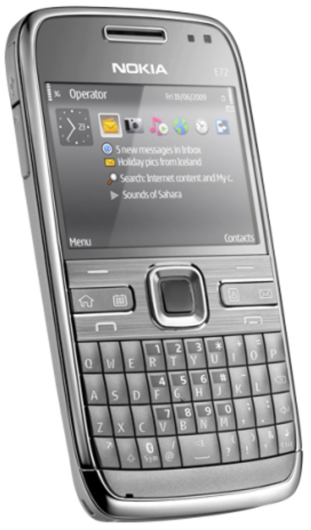 Мобильный телефон Nokia E72 Silver
