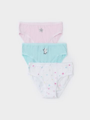 набор трусы/ уп  для девочки  К 1931-3уп/неж.розовый,аквамарин,белый,звездопад