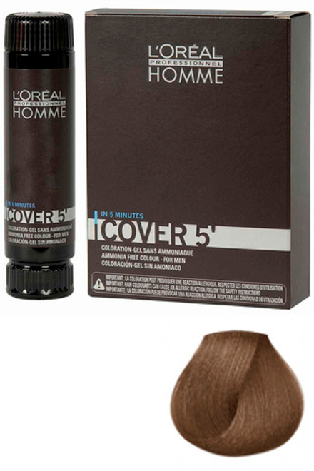 Loreal Professionnel Homme Cover 5 №6 3*50 мл