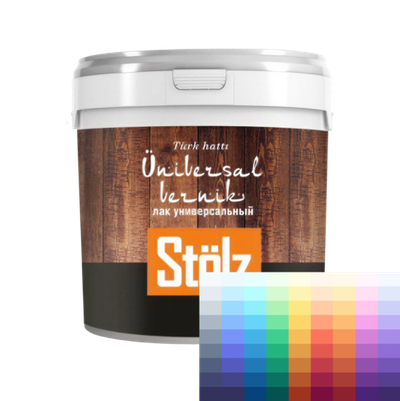 Universal Vernik - полуматовый лак на водной основе, экологичная защита для вашего дома Stolz (Турция)
