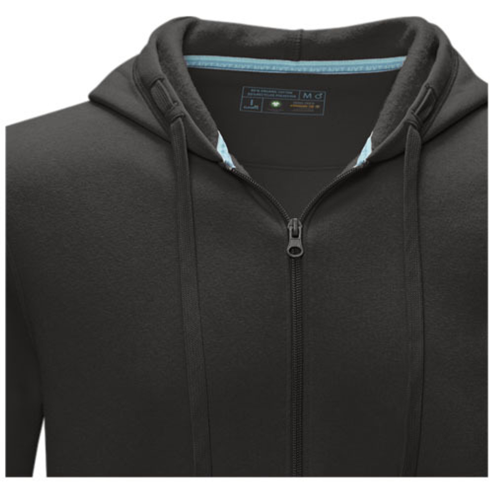 Мужская толстовка Ruby с полноразмерной молнией, изготовленная из натуральных материалов, которые отвечают стандарту GOTS и п