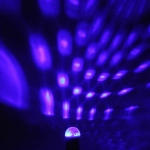 Диско-шар mini «Каледоскоп», LED (красный, зеленый, синий), переходник USB Type-C