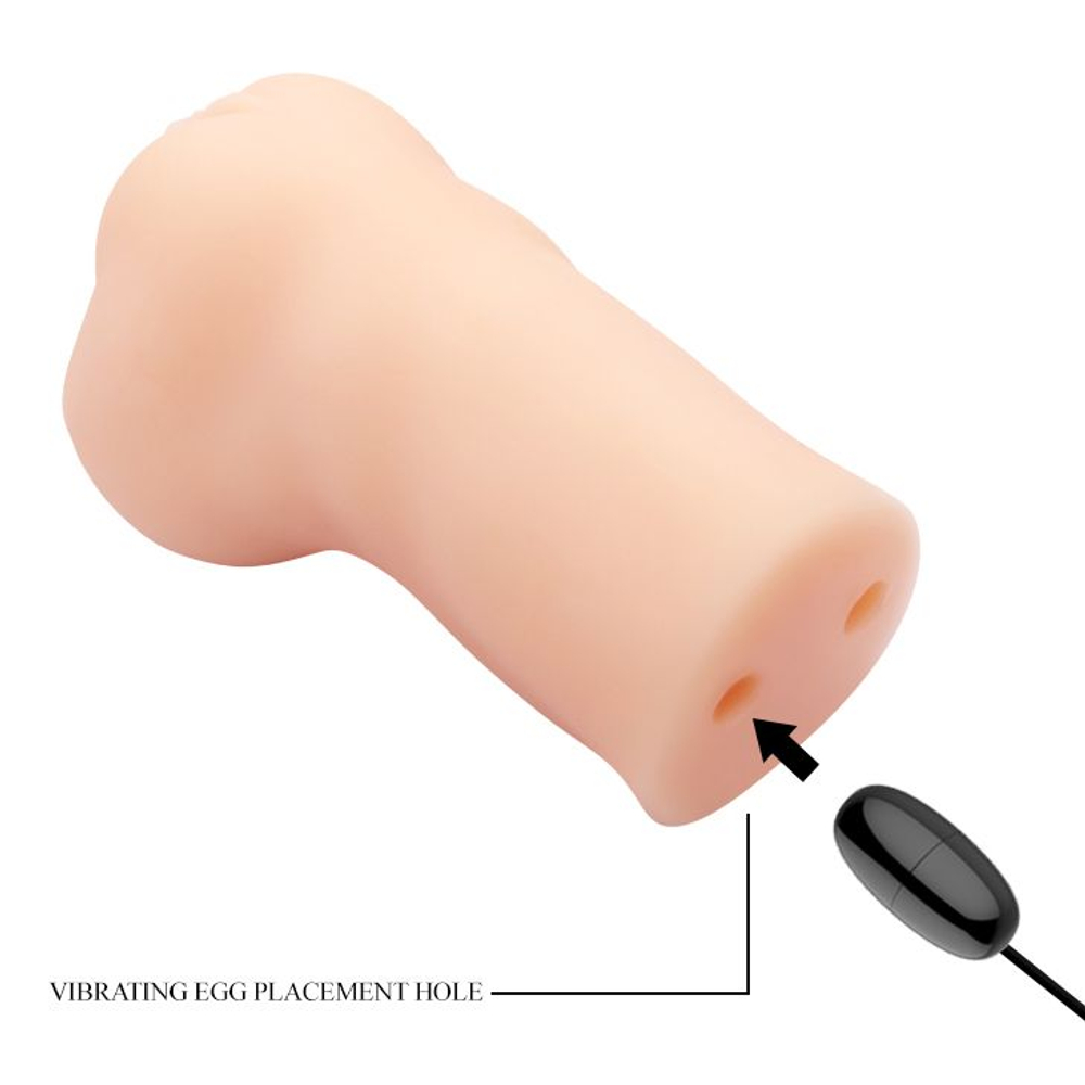 Телесный мастурбатор-вагина Rocket Pussy Nadya с вибрацией (Цвет: телесный)