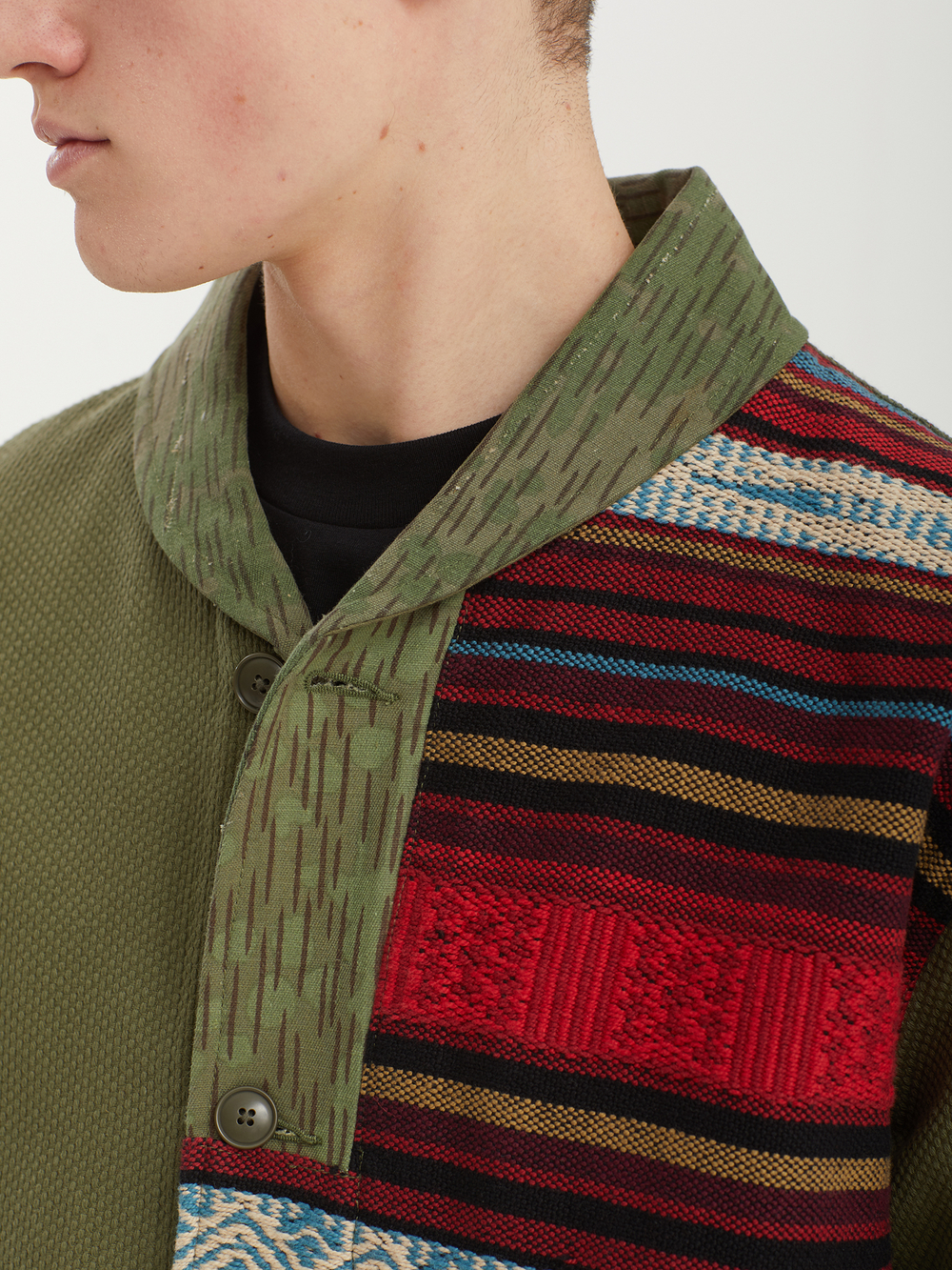 Мужская Куртка Upcycled Shawl Chore