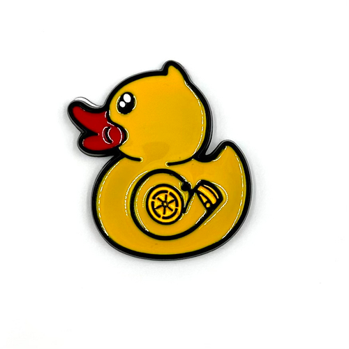 Наклейка Уточка Желтая (Duck размер 4,5х5см)