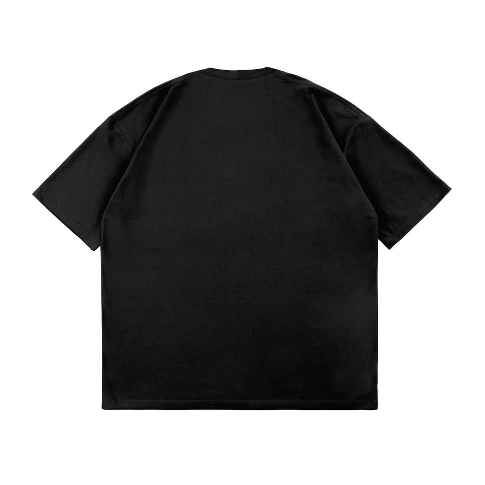 Футболка "Жвачка" OVERSIZE черная
