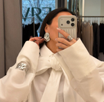 Серьги CRUSH silver