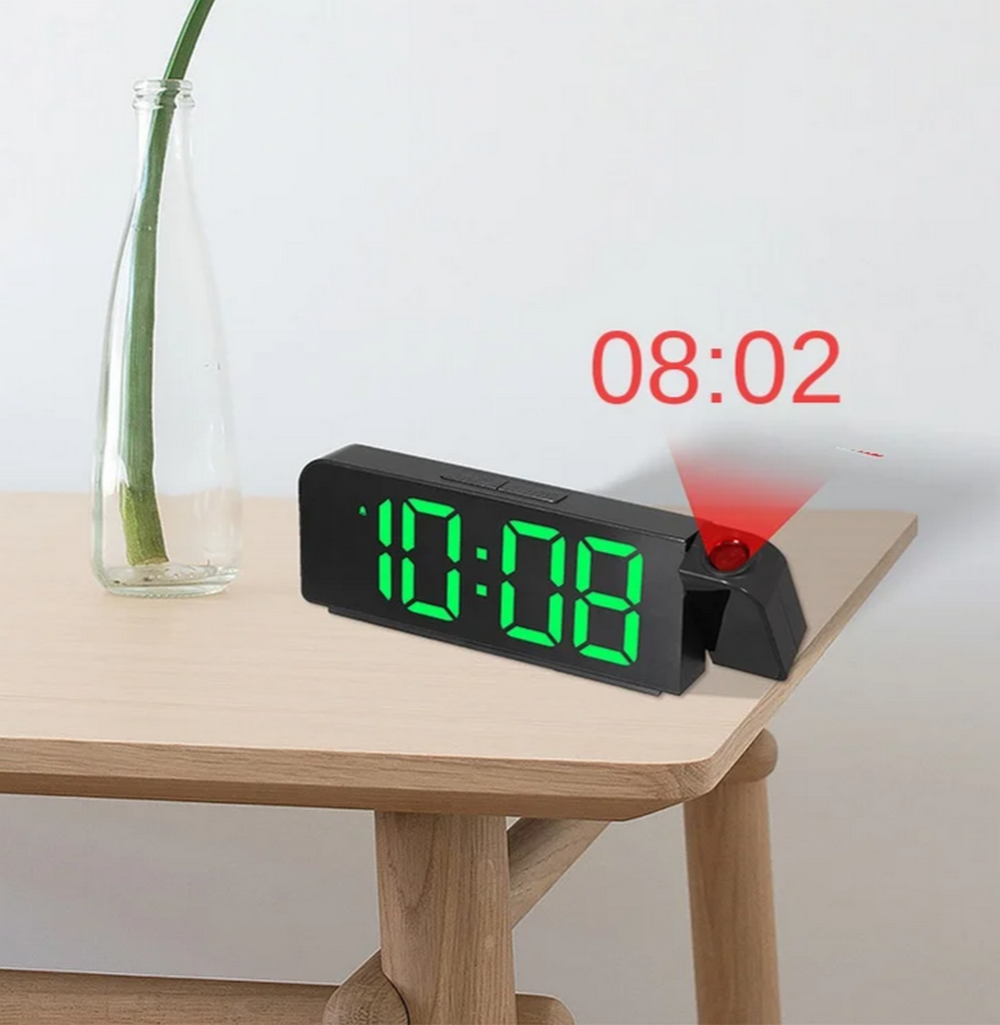 Часы с проекцией Космос X8013 зеленое свечение