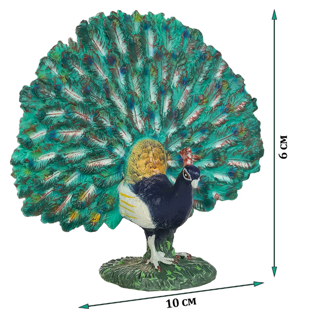 Игровой набор Masai Mara Мир диких животных: павлин