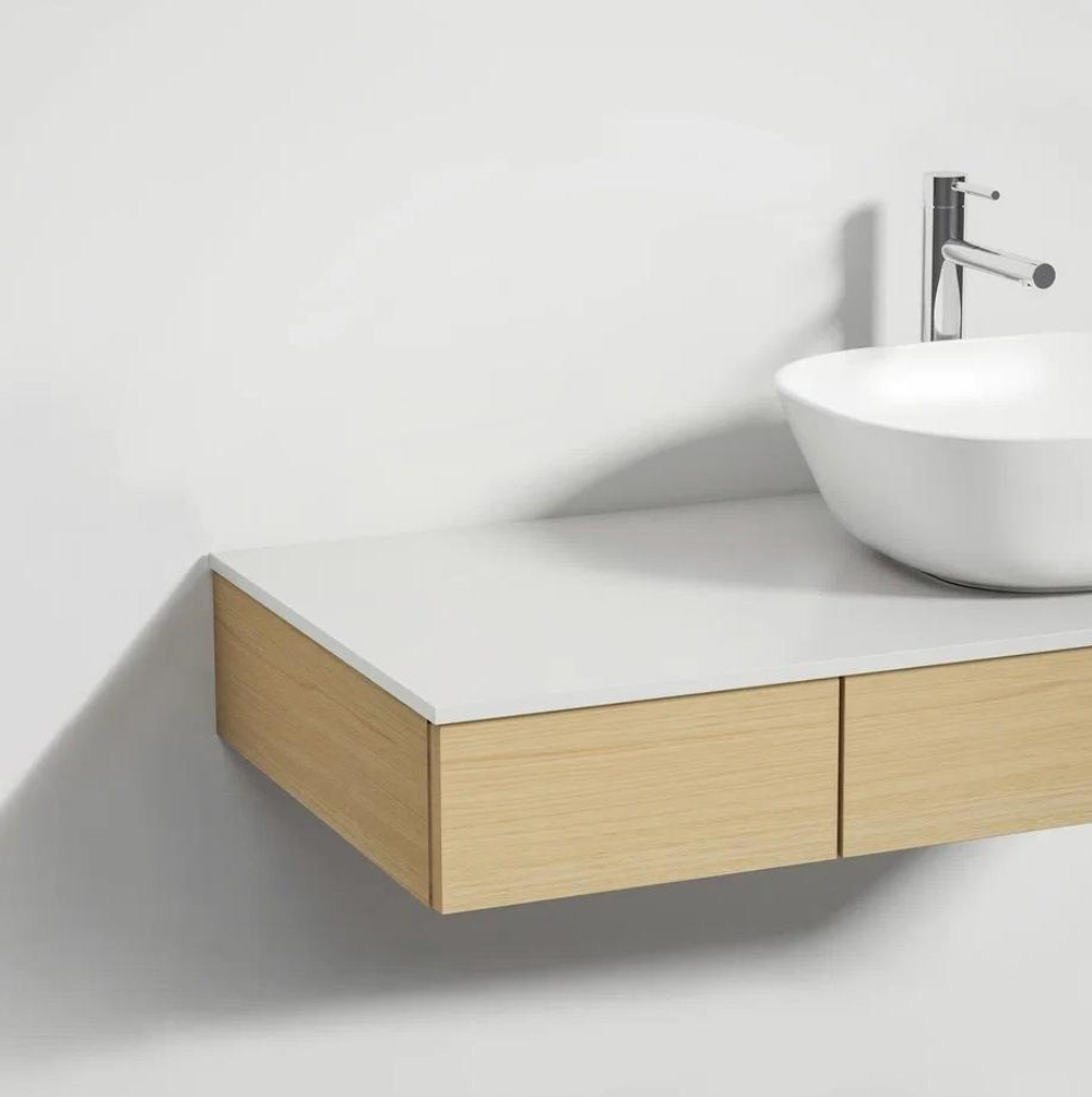 Тумба с раковиной VitrA Origin 90 см R 65678, дуб