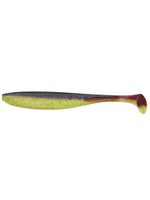 Приманка силиконовая Keitech Easy Shiner 4" PAL #01 Chartreuse Red Flake, 3 упаковки по 7 штук
