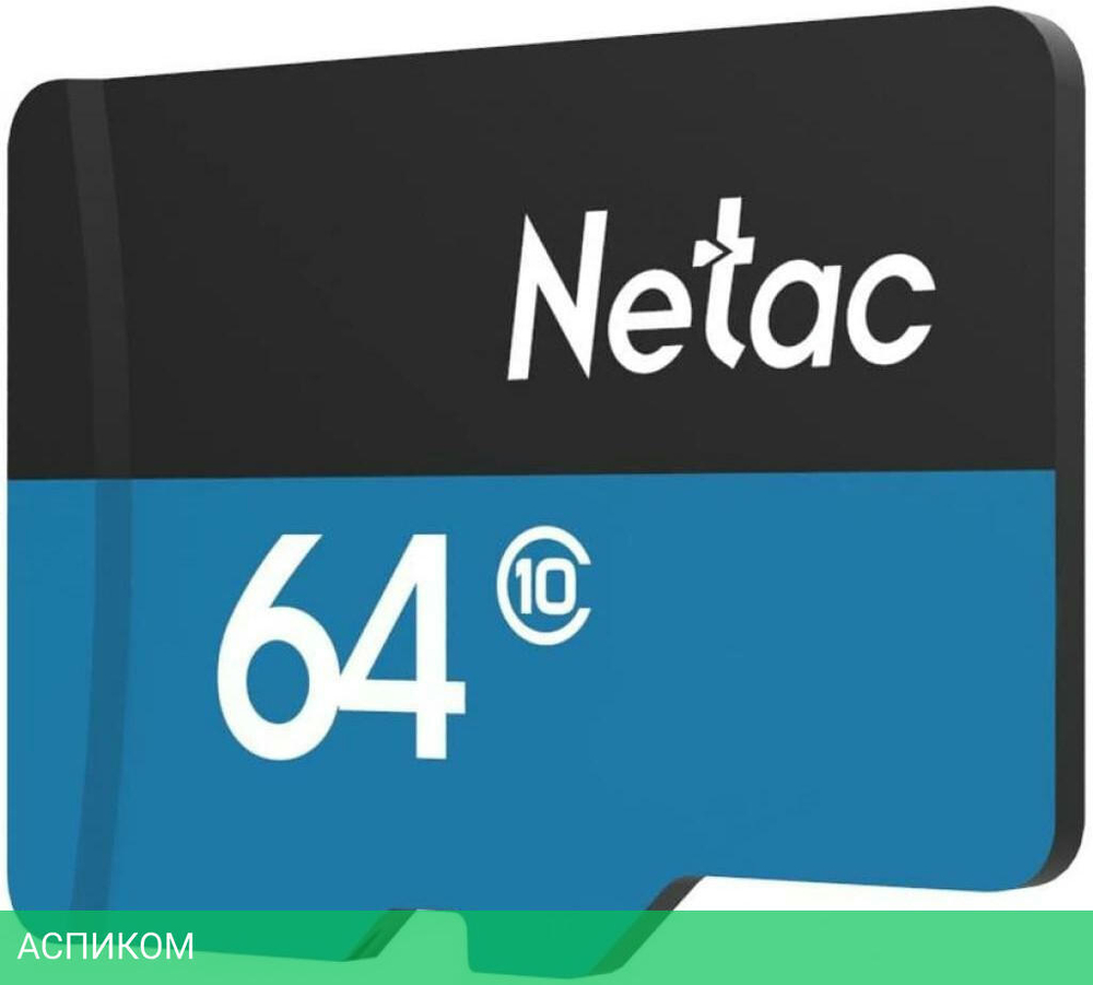 Карта памяти Netac microSDHC 64GB P500 (NT02P500STN-064G-S)