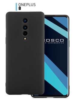 Чехол ROSCO для OnePlus 8 оптом (арт. ONEPLUS-8-COLOURFUL-BLACK)