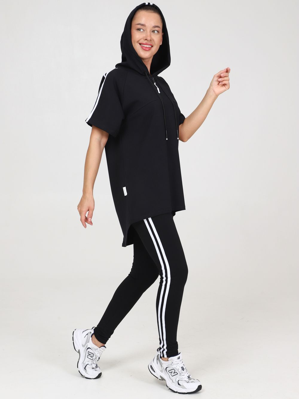 Стрейчинг - костюм черный Iv-capriz (Акция)