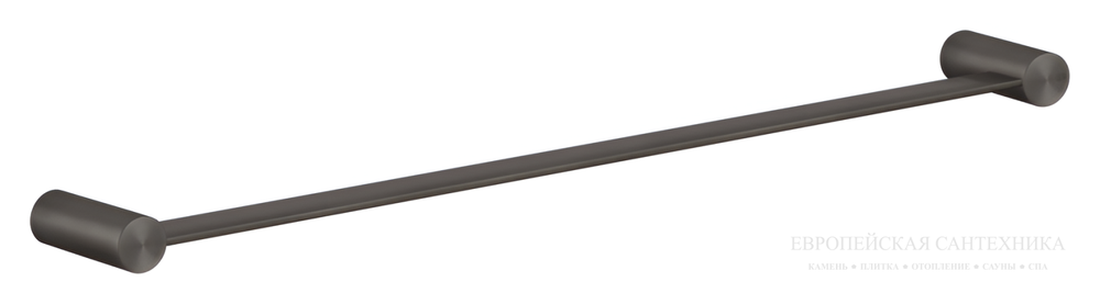 Полотенцедержатель Gessi 316, настенный, L600 мм, цвет Black Brushed Metal PVD