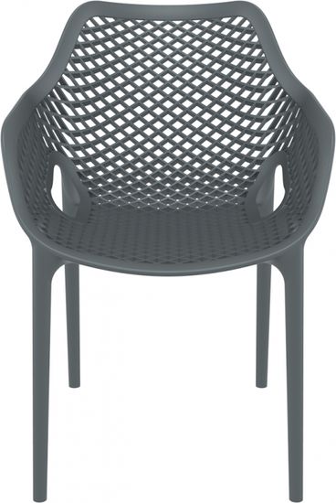 Кресло пластиковое Air XL темно-серое