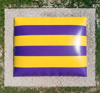 Надувная подушка для установки в грунт «Солнечно-фиолетовая», 20×10×2 м