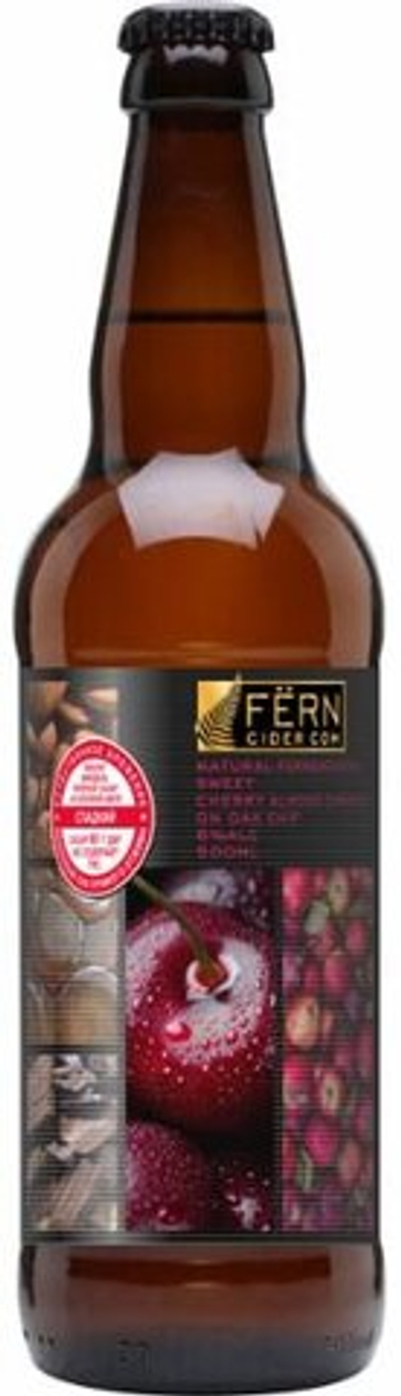 Сидр "Fern" Яблочный сладкий с вишней, миндалем и жженым сахаром на дубовой щепе 6% 0,5л. Роял Фрут Бел