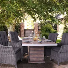 Стол-камин газовый Dining Table Lime, Сlifton
