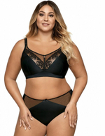 Бюстгальтер с мягкими чашечками без косточек (Размер: 80F) (Цвет: черный)