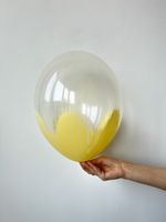 Шар Браш 30 см желтый (БГ-17)