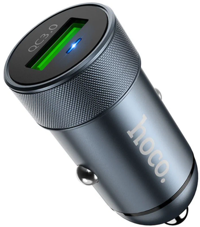Автомобильное З/У Z32 Speed Up single port QC3.0 car charger - metal gray