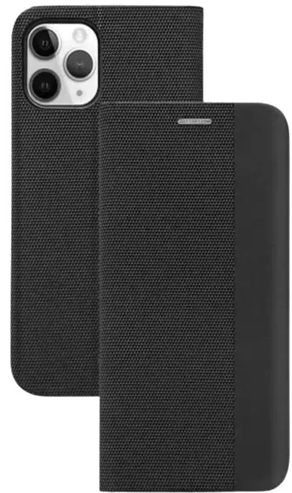 Чехол книжка Mesh Leather для iPhone 13 Pro черный