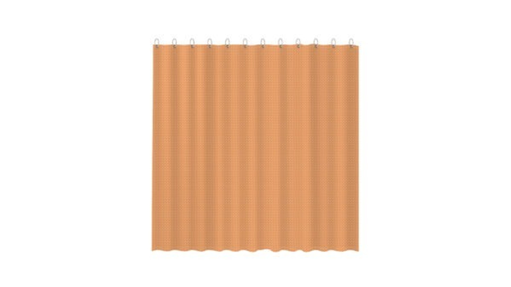 Шторка для ванной оранжевая FX-3003G