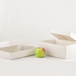 Коробка крышка-дно 30x10x20, белый, картон