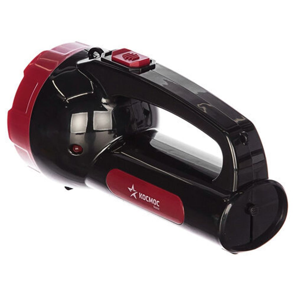 Фонарь аккумуляторный КОСМОС 5 Вт LED, выдвижная вилка, заряд от сети, KOCAc9105WLED